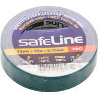 

Изолента "SAFELINE" (зеленая,)15мм/10м