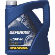 Масло моторное «Mannol» Defender 10W-40 SN, MN7507-4, 4 л
