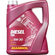 Масло моторное «Mannol» Diesel TDI 5W-30 SN/CH-4, MN7909-5, 5 л