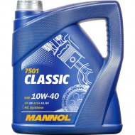 Масло моторное «Mannol» Classic 10W-40 SN/CH-4, MN7501-4, 4 л