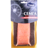 

Семга "7 МОРЕЙ" (подкоп.,филе-кусок)300г