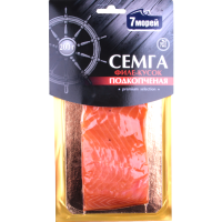 

Семга "7 МОРЕЙ" (подкоп.,филе-кусок)200г