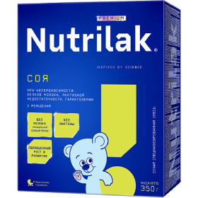 Смесь сухая «Nutrilak» Premium, соя, 350 г