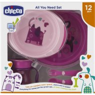 Набор детской посуды «Chicco» 16200100000, розовый