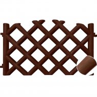 Забор декоративный «Gardenplast» Barokko №5, 00055, шоколад, 4 шт