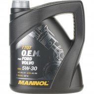 Масло моторное «Mannol» OEM for Ford Volvo 5W-30 SN/CF, MN7707-4, 4 л