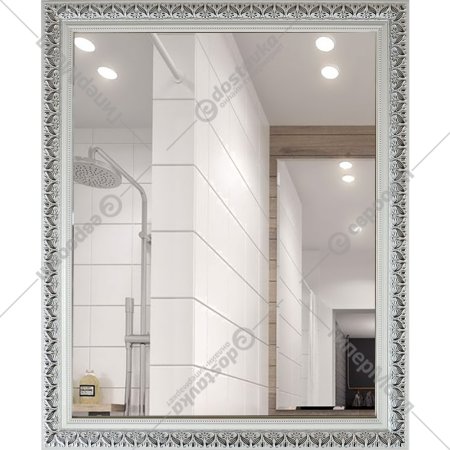 Зеркало «Континент» Дубай, белый, 60x110 см