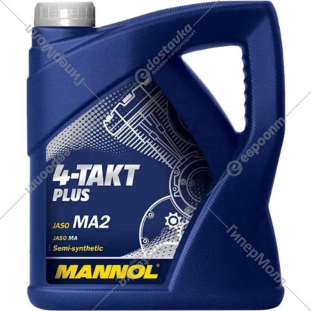 Масло моторное «Mannol» 4-Takt Plus 10W40, MN7202-4, 4 л