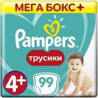 

Подгузники-трусики дет."PAMPERS"(4+)99шт