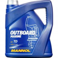 Масло моторное «Mannol» 2 -Takt Outboard Marine 7207 API TC NMMA TC-W3, MN7207-4, 4 л