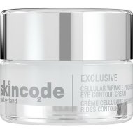 Крем для кожи вокруг глаз «Skincode» Exclusive Cellular Wrinkle Prohibiting, 15 мл