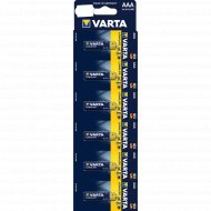 Батарейки «Varta» Longlife, АAA LR03, 6 шт