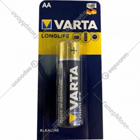 Батарейки «Varta» Longlife, AA LR6, 6 шт