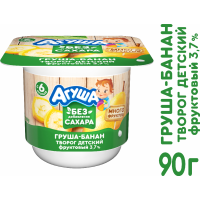 

Творог "АГУША" (банан, 3.7%) 90г