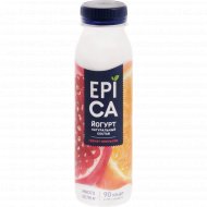 Йогурт питьевой «Epica» 2.5%, с гранатом и апельсином, 260 г