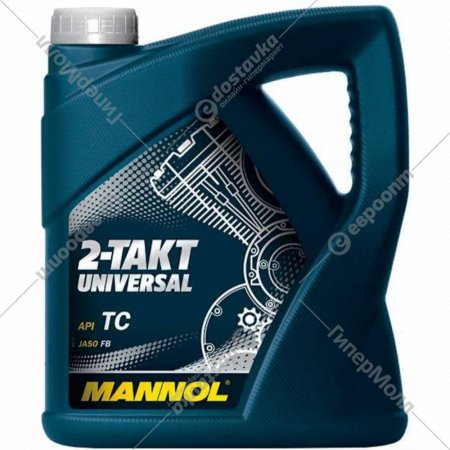 Масло моторное «Mannol» 2 -Takt Universal TC, MN7205-4, 4 л