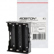 Отсек для элементов питания «Robiton» Bh3x18650-pins, БЛ14115