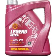 Масло моторное «Mannol» Legend Ultra 0W-20 API SP RC, MN7918-4, 4 л