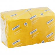 Салфетки бумажные «OfficeClean» Professional, желтый, 24х24 см, 400 шт