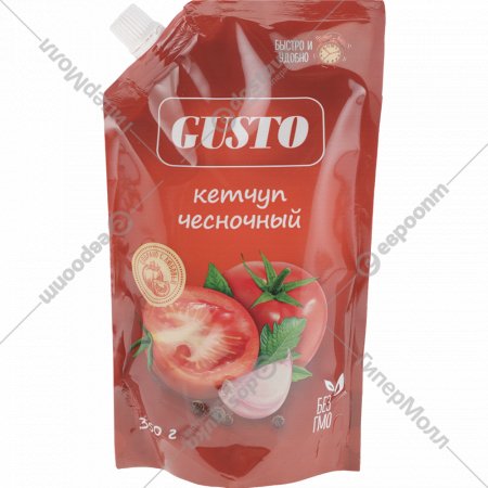 Кетчуп «Gusto» чесночный, 350 г