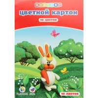 

Набор цв.картона "ЦВЕТИК"(10цв.,10л.,А4)