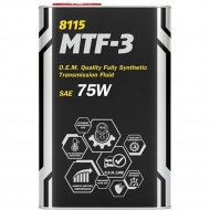 Масло трансмиссионное «Mannol» MTF-3 O.E.M. SAE 75W API GL-4, MN8115-1ME, 1 л