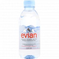 Вода минеральная «Evian» негазированная, 0.33 л