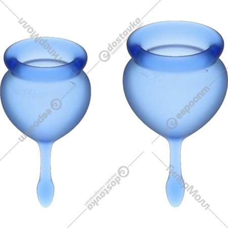 Набор менструальных чаш «Satisfyer» Feel Good, J1763-6, синий