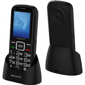 Мо­биль­ный те­ле­фон «Maxvi» B 21ds + ЗУ WC-111, Black