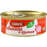 

Конс.мясн. "СВИНИНА С ЯЗЫКОМ" РБ 100г