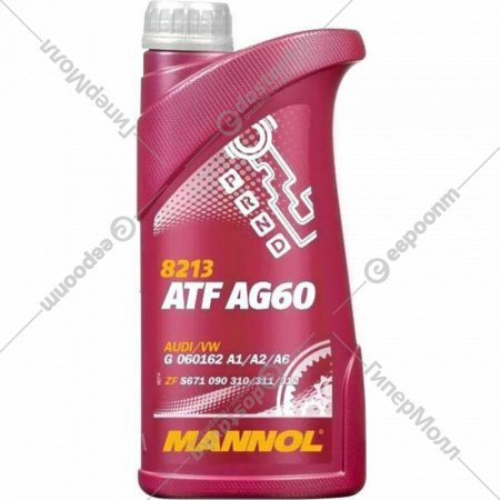 Масло трансмиссионное «Mannol» ATF AG60, MN8213-1ME, 1 л