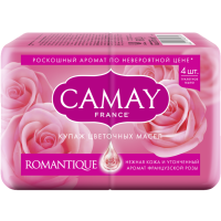 

Мыло туал. "CAMAY"(романтик) 4*75г