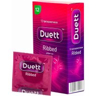 Презервативы «Duett» Ribbed №12, 12 шт