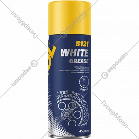 Смазка техническая «Mannol» White Grease, белая литиевая, 8121 0.45 л