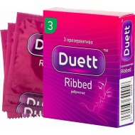 Презервативы «Duett» Ribbed №3, 3 шт