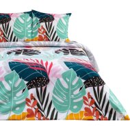 Комплект постельного белья «Этель» Colored tropics, вид 1, евро, 2 наволочки 70х70 см