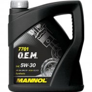 Масло моторное «Mannol» 7701 Energy Formula OP SAE 5W-30 API SN, MN7701-4, 4 л