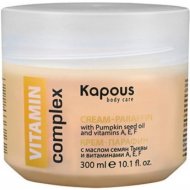 Крем для рук «Kapous» Vitamin complex, с маслом семян тыквы и витаминами A, E, F, 2588, 300 мл