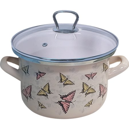 Кастрюля «Сантэкс» Бабочки розовые, 1-2230112(Бл)Бл(2), 3 л
