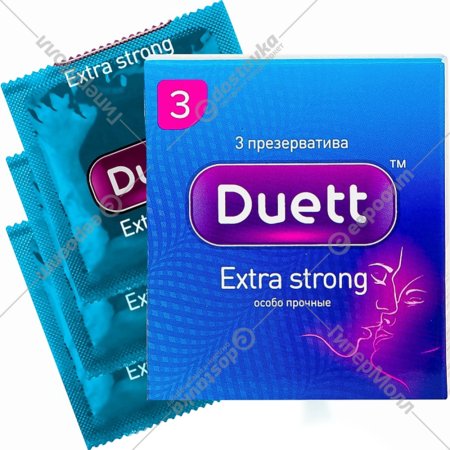 Презервативы «Duett» Extra Strong №3, 3 шт