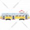 Трамвай игрушечный «Технопарк» X600-H36002-R