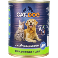 

Конс.корм универс."CAT&DOG"(с субпр)350г