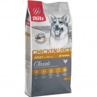 Корм для собак «Blitz» Adult Chicken&Rice, 4153, для всех пород, курица с рисом, 15 кг