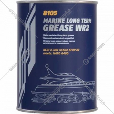 Смазка техническая «Mannol» WR-2 Marine Grease, 8105, 800 г