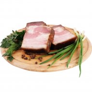 Грудинка копчено-вареная «Деревенская» из свинины, 1 кг, фасовка 0.55 - 0.6 кг