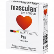 Презервативы «Masculan» PUR, 3 шт