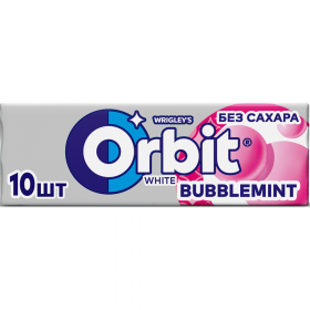 Же­ва­тель­ная ре­зин­ка «Orbit» White, bubblemint, 14 г