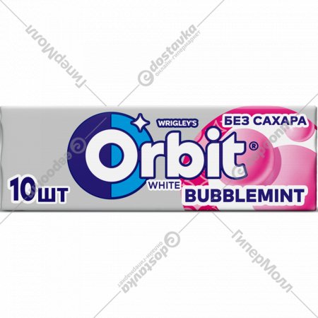 Жевательная резинка «Orbit» White, bubblemint, 14 г