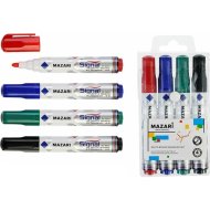 Набор маркеров для доски «Mazari» Signal, M-5011-4, 4 цвета