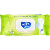 Влажная туалетная бумага «Aura» Ultra comfort, 50 шт